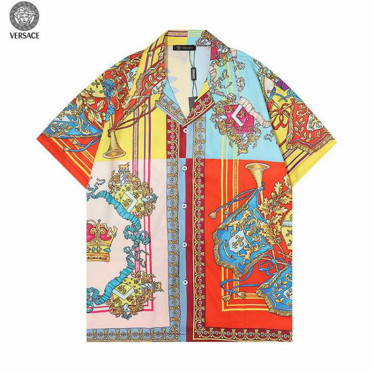 Picture of Versace Shirts Short _SKUVersaceM-3XLystQ6828859